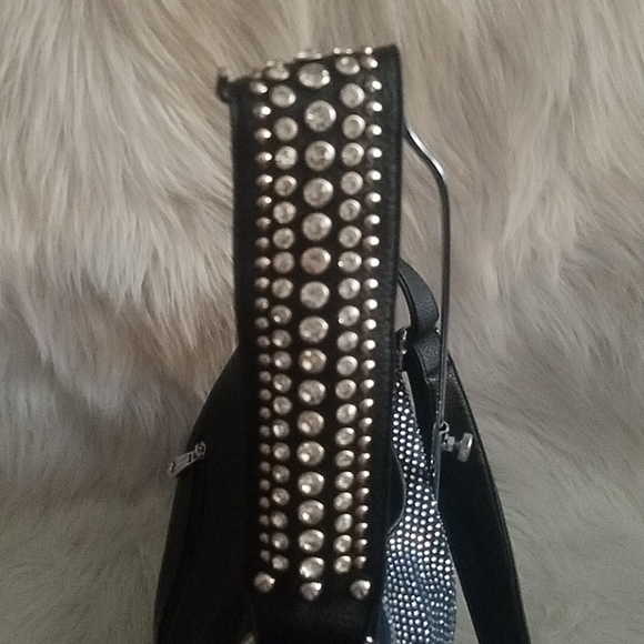 BRILLIANT BLUE RHINESTONE HOBO - Picture 7 of 12